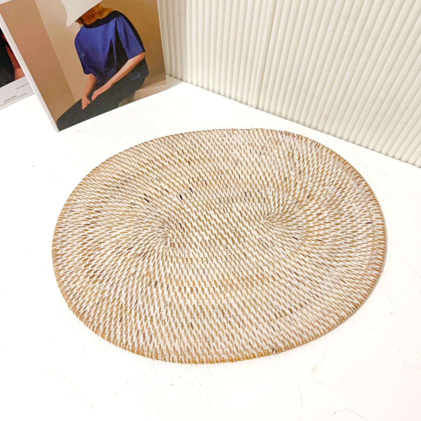 Oval Rattan Placemats 30cm x 40cm ≈ 11.8" x 15.7"