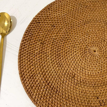 Oval Rattan Placemats 30cm x 40cm ≈ 11.8" x 15.7"