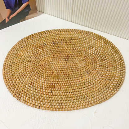 Oval Rattan Placemats 30cm x 40cm ≈ 11.8" x 15.7"