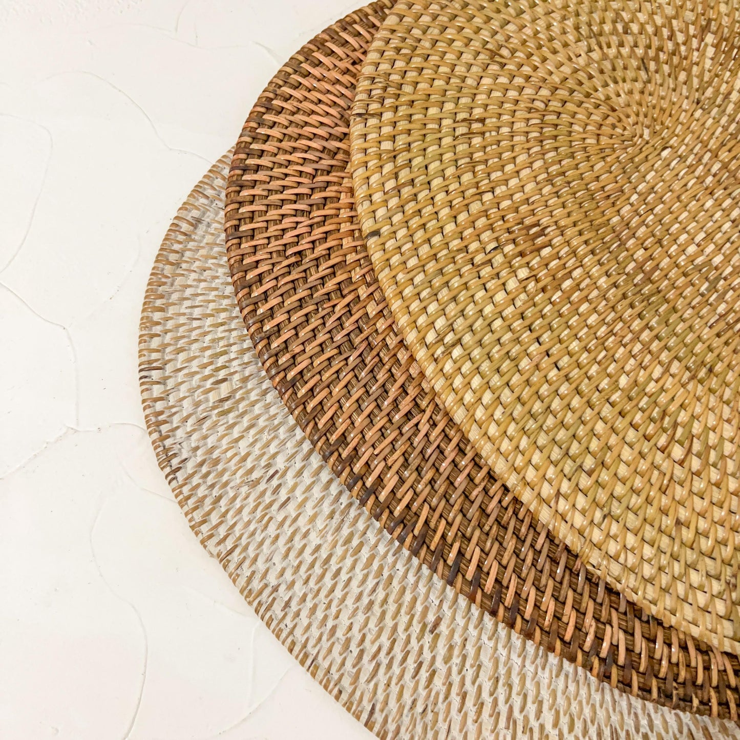 Oval Rattan Placemats 30cm x 40cm ≈ 11.8" x 15.7"