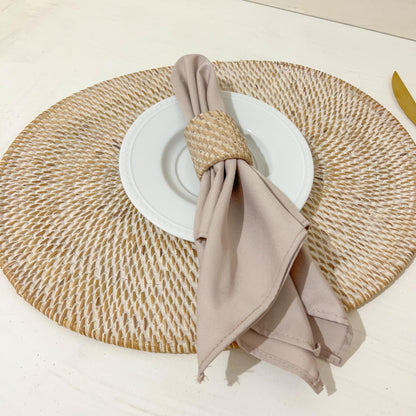 Oval Rattan Placemats 30cm x 40cm ≈ 11.8" x 15.7"