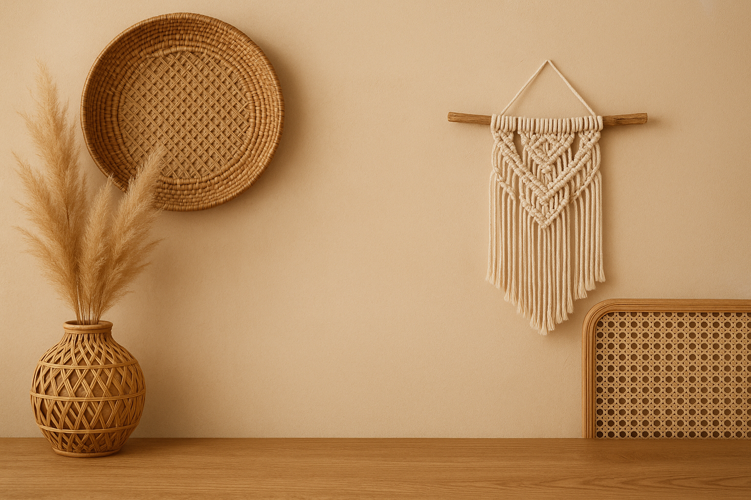 Backround for my shop that sell rattan product and boho theme